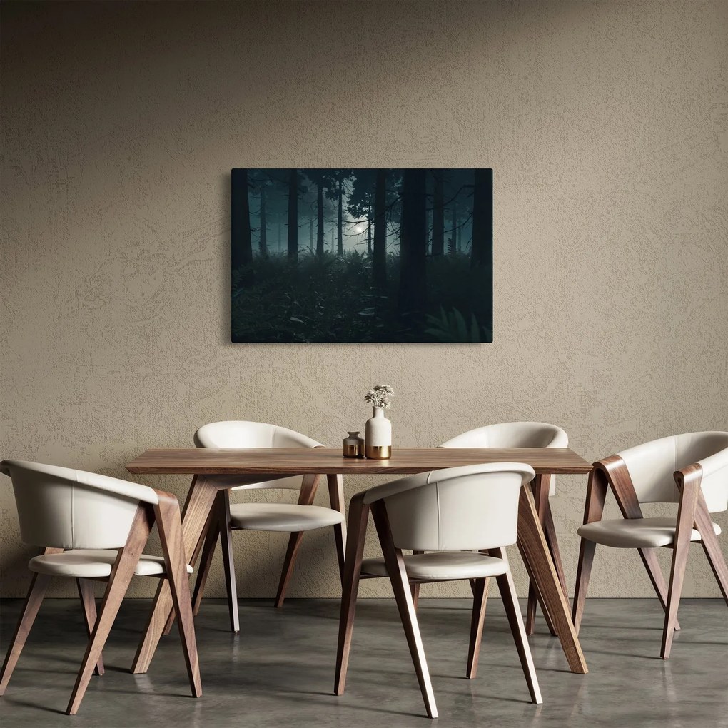 Kép - Páfrányok a holdfényben (90x60 cm)