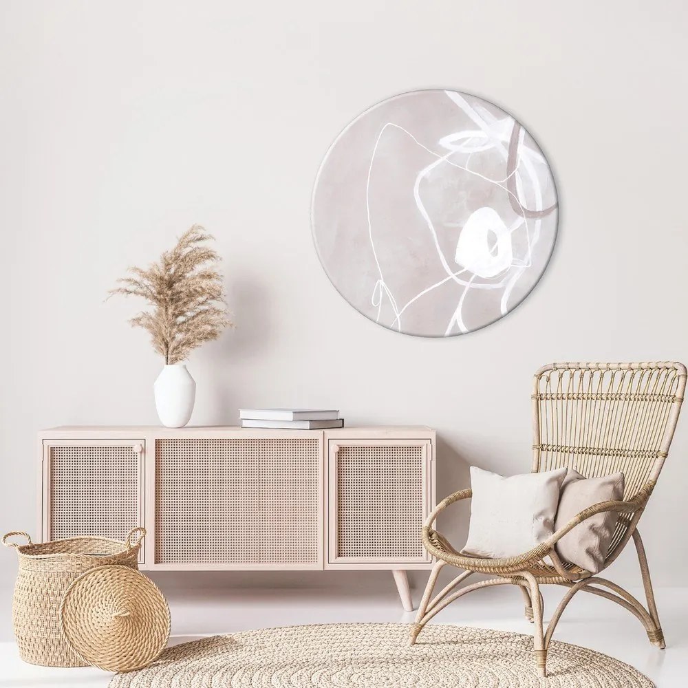 Kép ø 70 cm Fine Line – Malerifabrikken