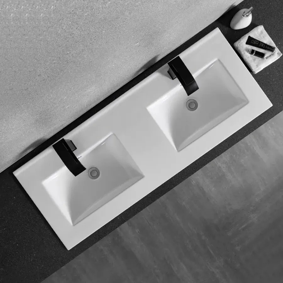 MANVELD DUPLA MOSDÓ PULTBA SÜLLYESZTHETŐ FEHÉR 120 CM