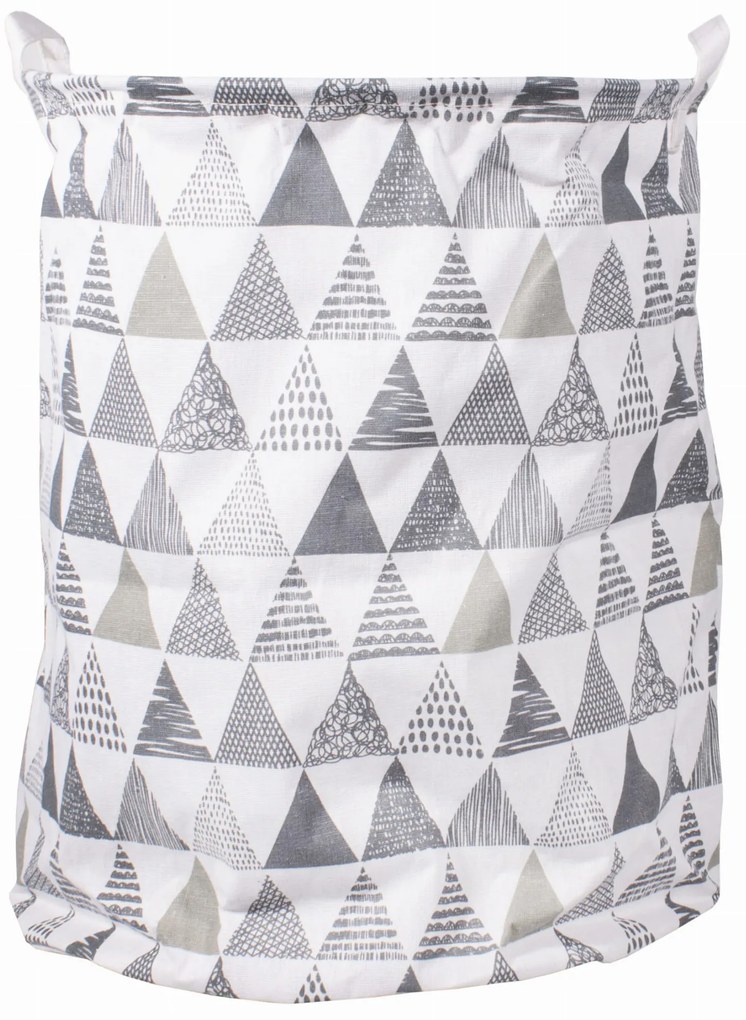 BOWA fehér és szürke kosár játékokhoz és szennyeshez