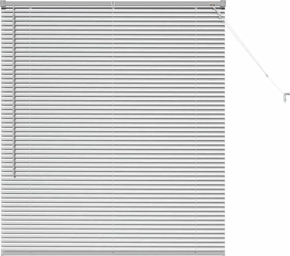 vidaXL Zsalugáter Redőnyök Ezüst 130 x 110 cm Alumínium