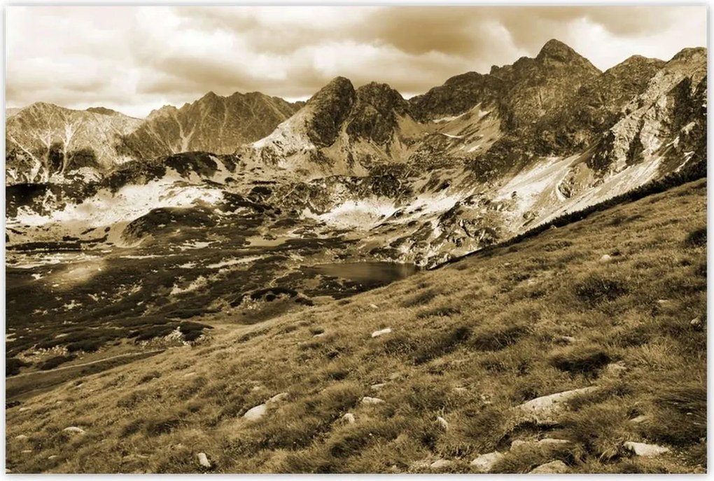 Poszterek 120x80 Tátra Lengyel hegyek Kilátás