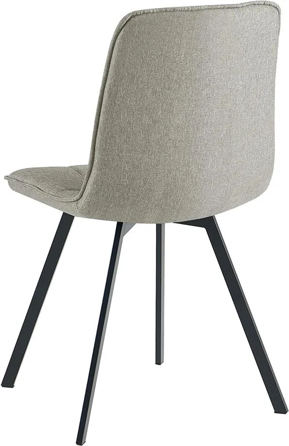 Catini LANDON Étkezőgarnitúra 6x szék + asztal, bézs/szürke