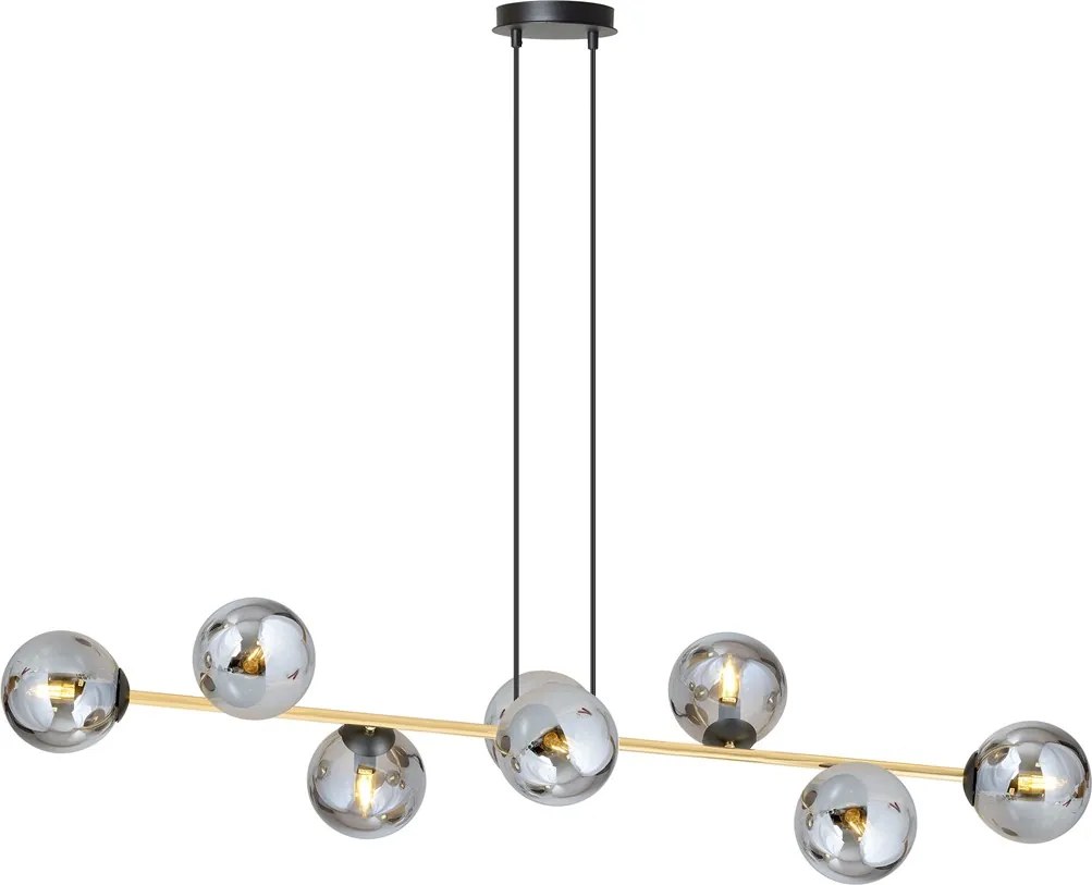 Emibig modern függeszték gravity fekete grafit arany emi1237/8