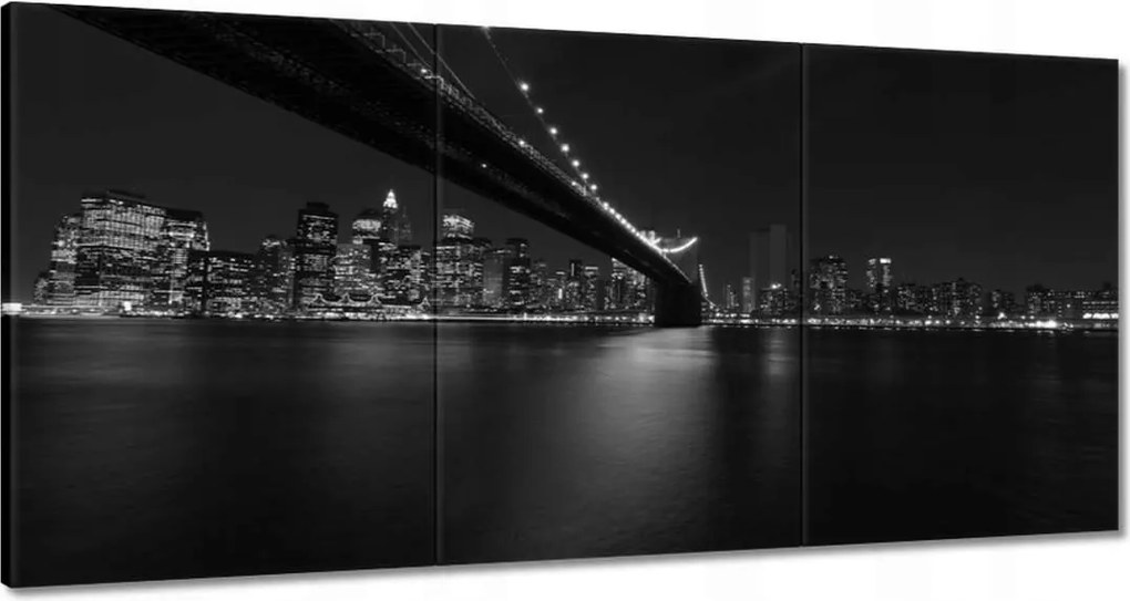 Festmények 180x90 Éjszakai kép az amerikai hídról