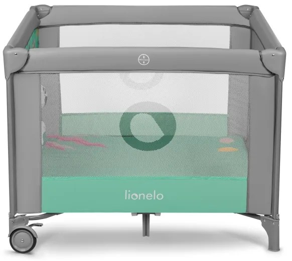 Lionelo - Játékkarám MILLE szürke-zöld