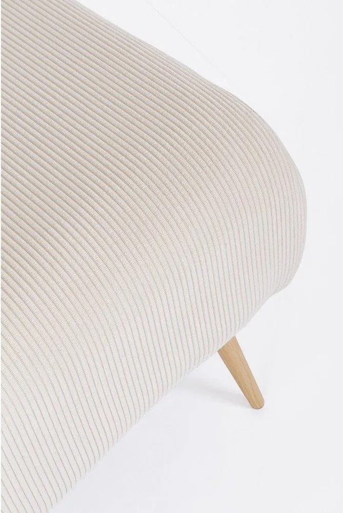 Fehér párnázott pad Olga – Bizzotto