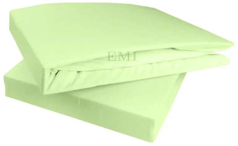 EMI kiwizöld szupersztreccs lepedő, 180x200-as lap
