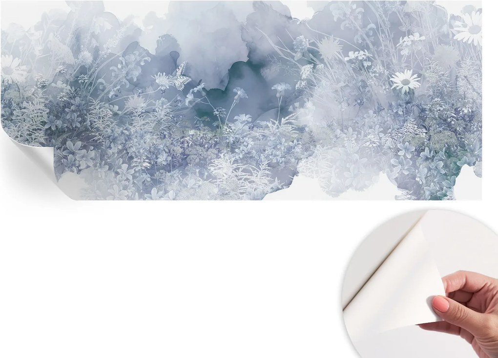 Öntapadós fali fotótapéta Hálószobába Virágos rét 250x104 cm