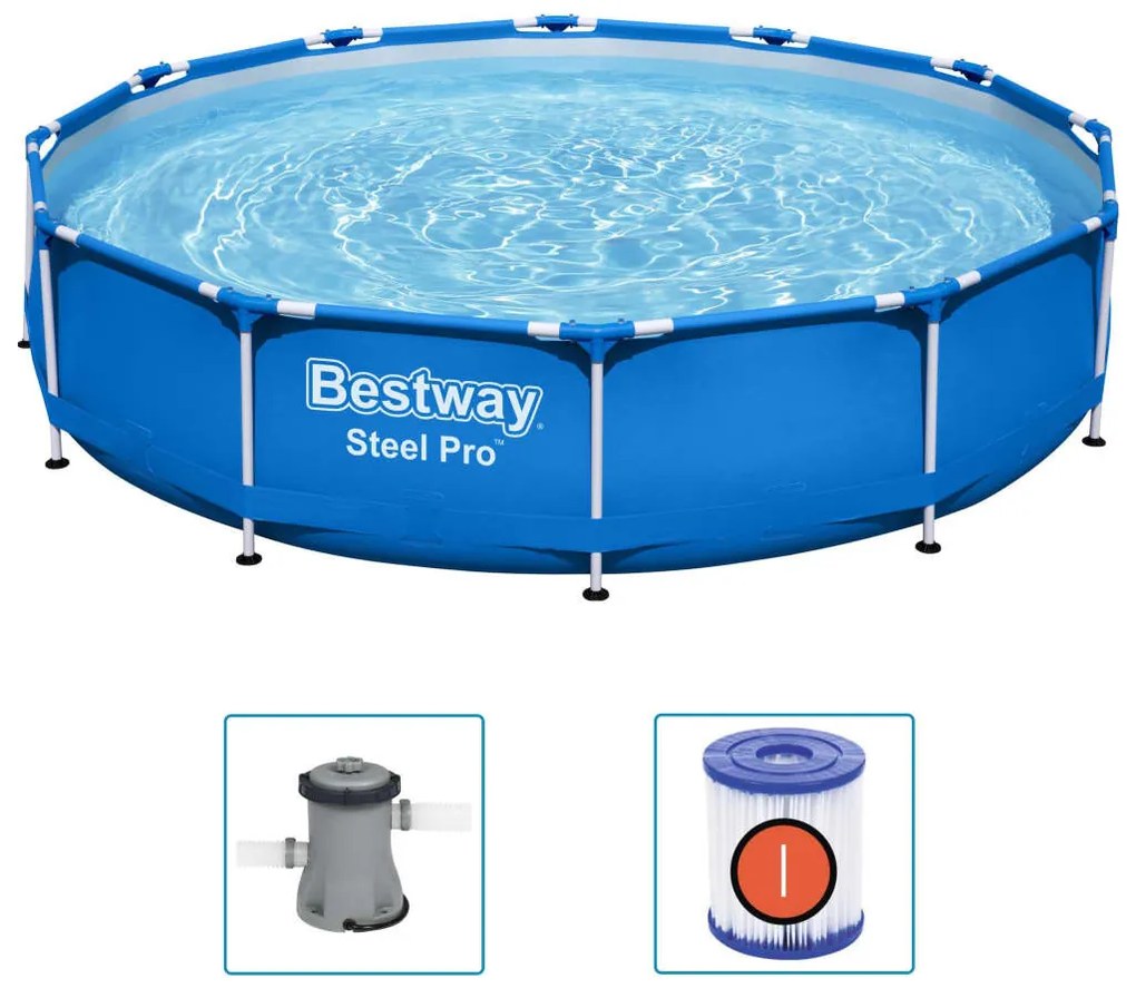 Bestway Steel Pro vázas medence 366 x 76 cm