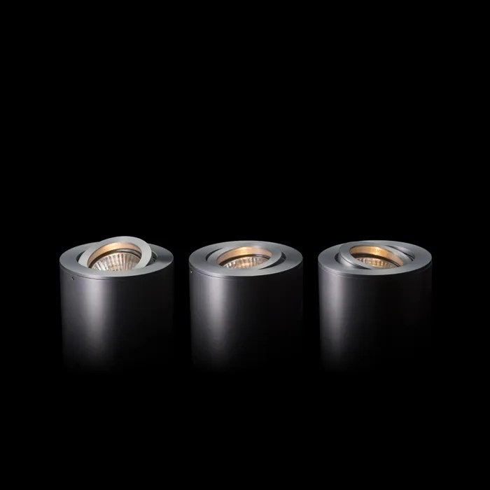 RENDL R10124 MOCCA felületre szerelhető lámpatest, downlight alumínium
