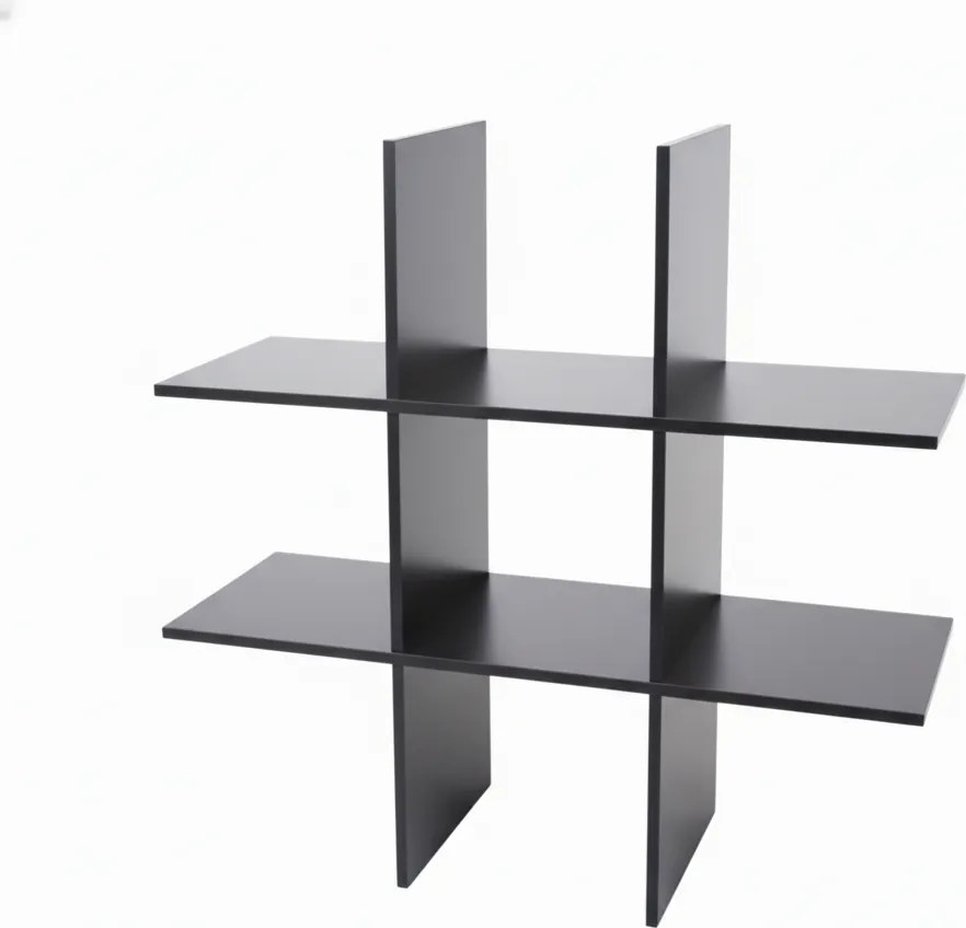 AKCIÓ Fali polc SHELVIX 55 cm fekete II. osztály