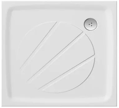 Zuhanytálca négyzet Ravak 80x80 cm öntött márvány fehér XA034401010