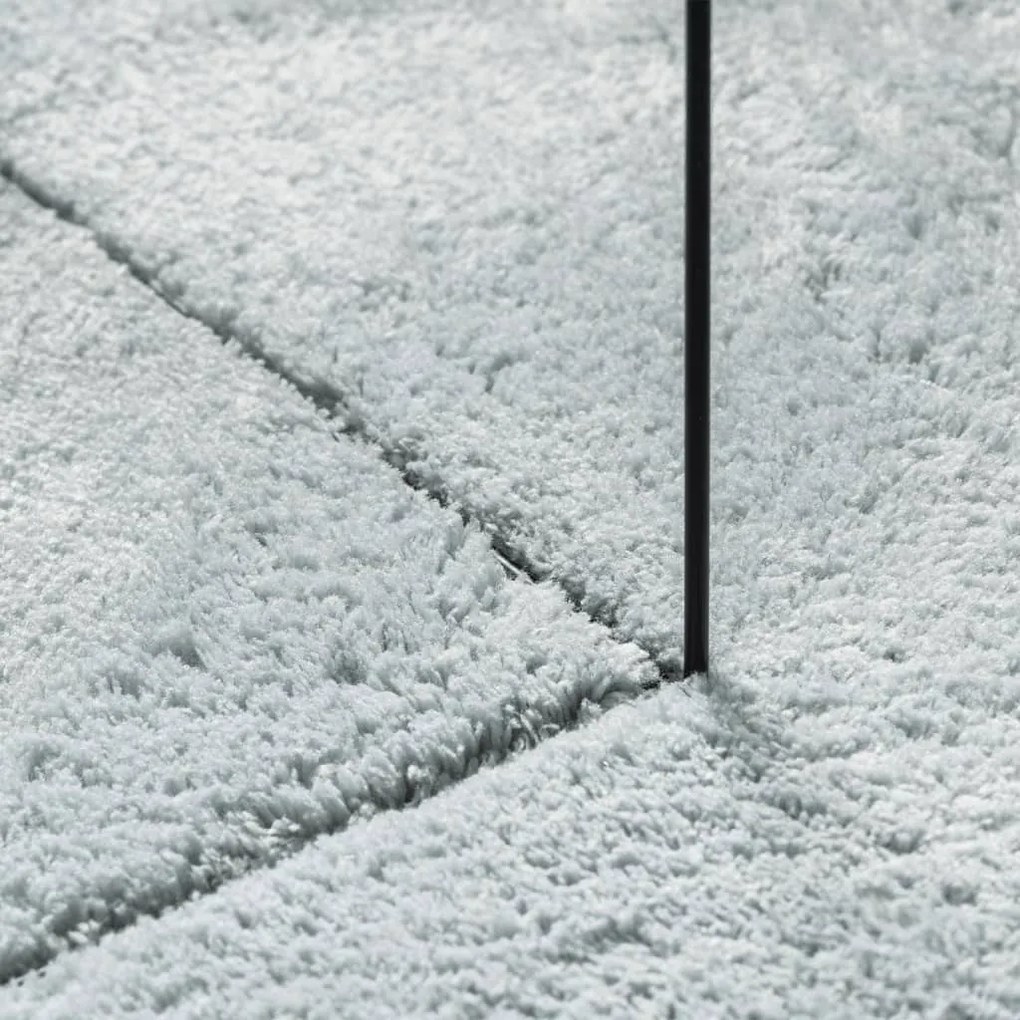 HUARTE kék rövid szálú puha és mosható szőnyeg 200 x 200 cm