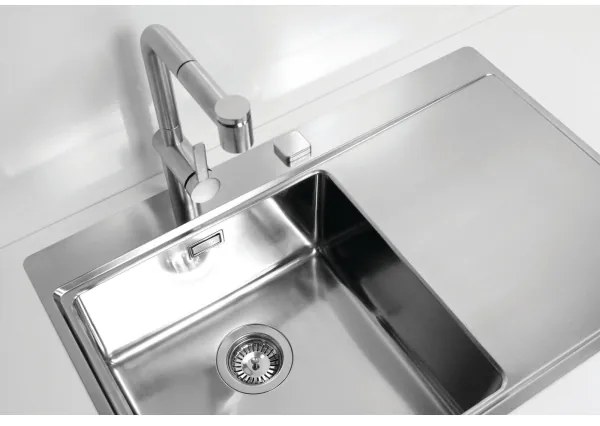 ALVEUS 1103610 - Mosogató PURE 79x52,5 cm satin, bal