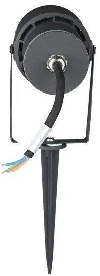 LED Kültéri lámpa LED/12W/100-240V IP65 szürke - zöld fény