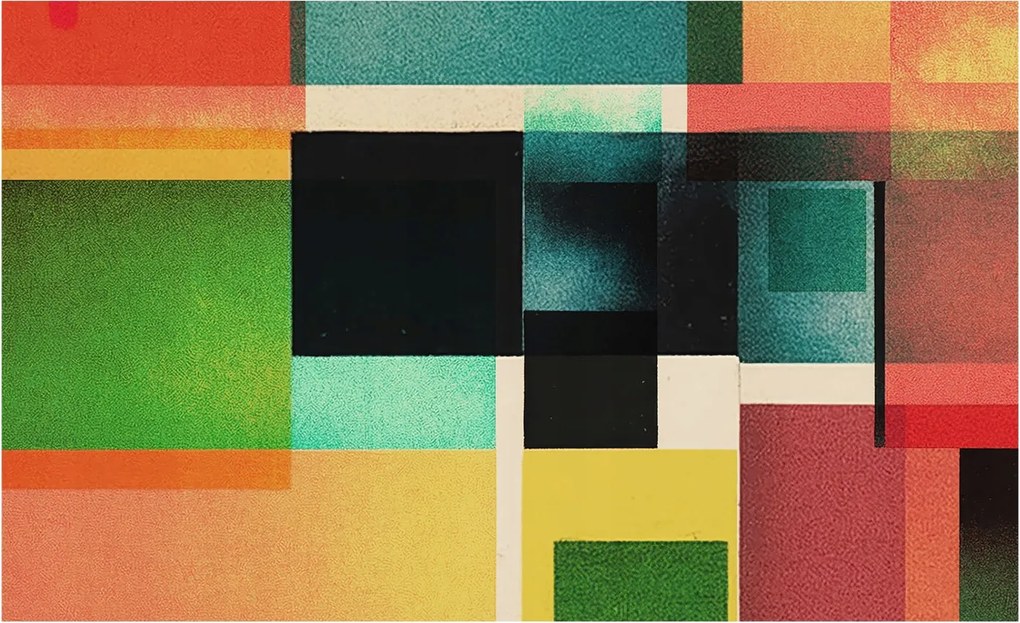 Dekoratív fali tapéta 3D hatással Geometrikus absztrakt 416x254 Ragasztó