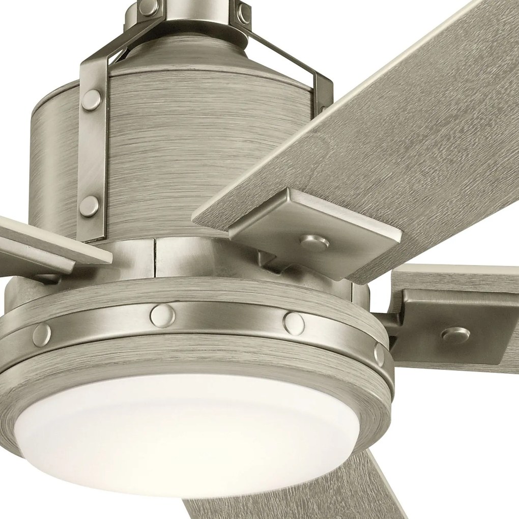 Kichler modern mennyezeti ventilátor colerne nikkel könnyű dió elsklf-colerne-52-bn