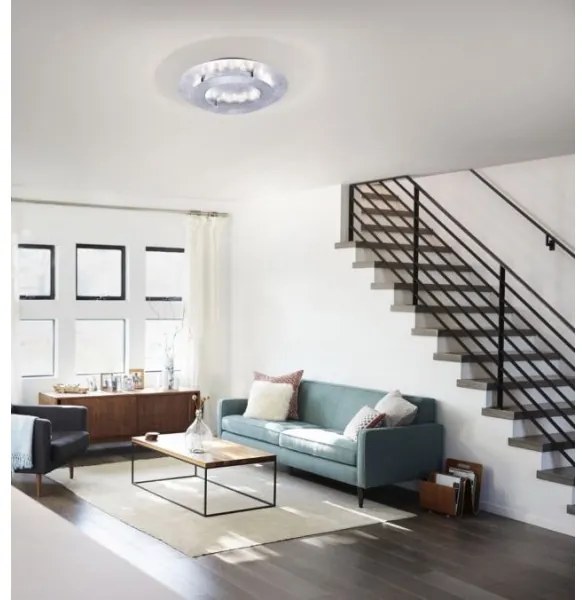 Paul Neuhaus 9620-21 - LED Mennyezeti lámpa NEVIS LED/18W/230V ezüst