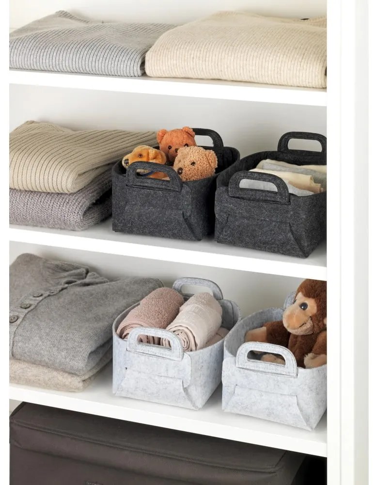 Textil tárolókosár szett 2 db-os Nina – Wenko