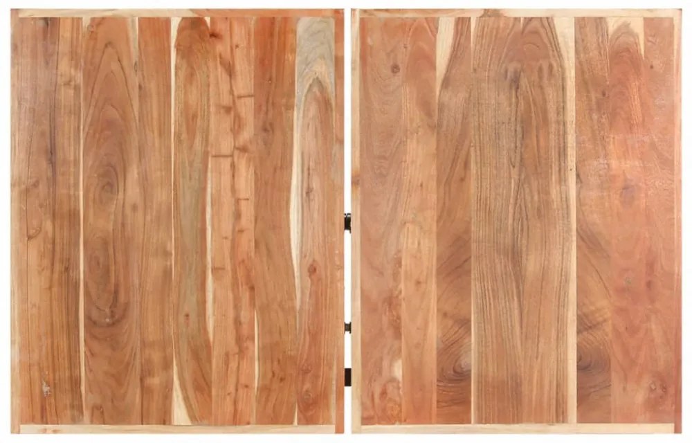 tömör akácfa dohányzóasztal 142 x 90 x 42 cm