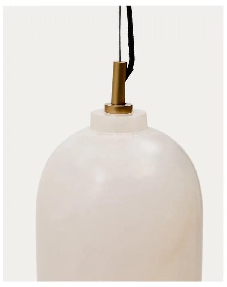 Elefántcsont színű függőlámpa ø 15 cm Shenli – Kave Home