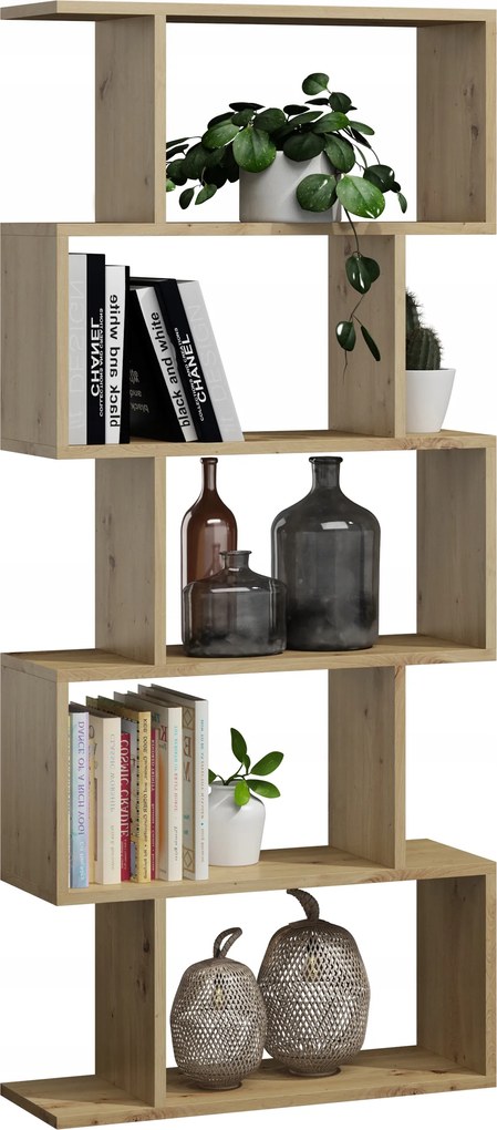 Könyvespolc Bask artisan nyitott szekrény könyvespolc Per