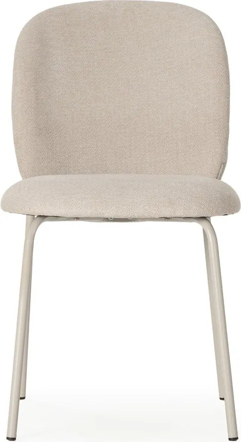 Krémszínű étkezőszék szett 4 db-os Daia – Marckeric