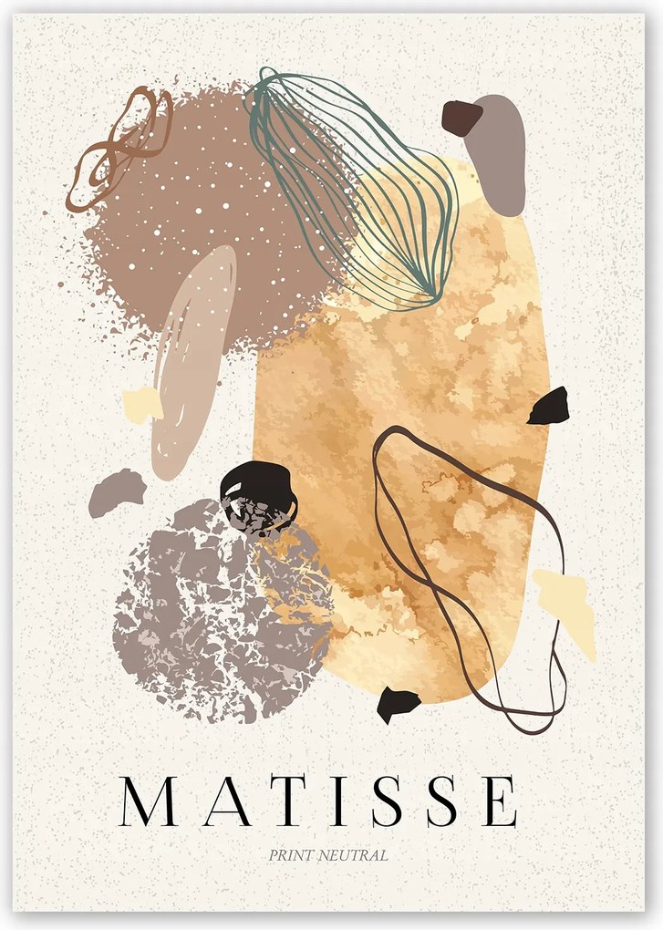 Boho absztrakt Matisse Poszter B1 100x70cm #W36