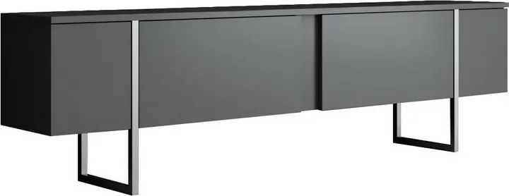 Luxe Anthracite and Silver TV-állvány