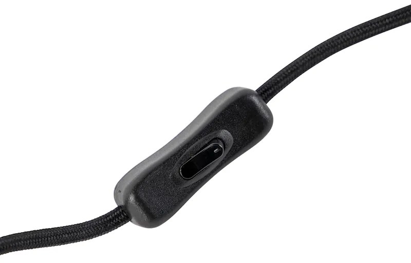 Modern asztali lámpa fekete árnyékoló nélkül - Simplo