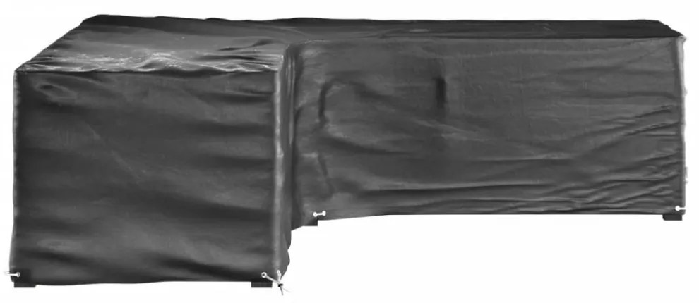 2 db L-alakú kerti bútorhuzat 16 fűzőlyukkal 285x285x70 cm