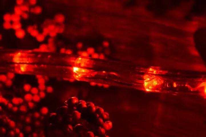 NEXOS Fénykábel 240 LED Piros 10 m