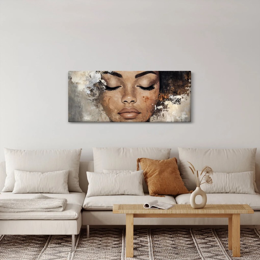 Kép - Női portré (120x50 cm)