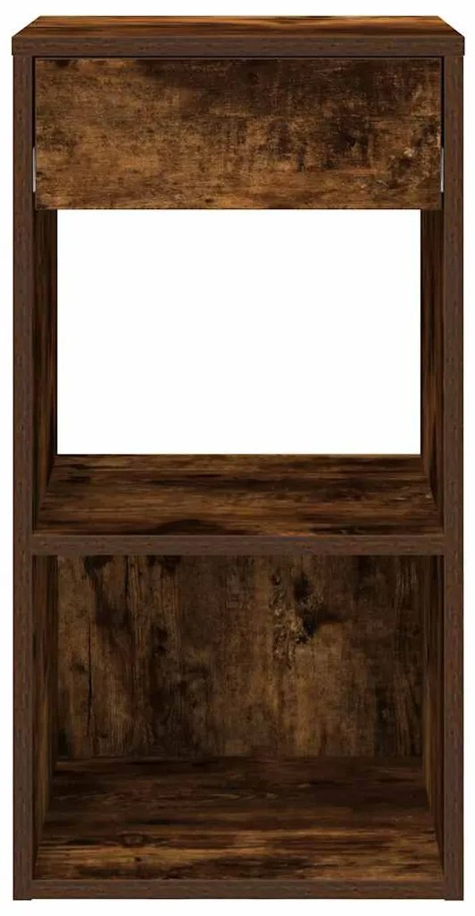 Éjjeliszekrény fiókkal füstölt tölgy 35x34x66,5 cm