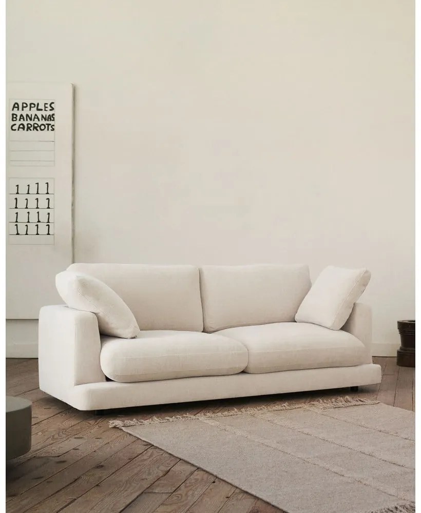 Krémszínű kanapé 210 cm Gala – Kave Home