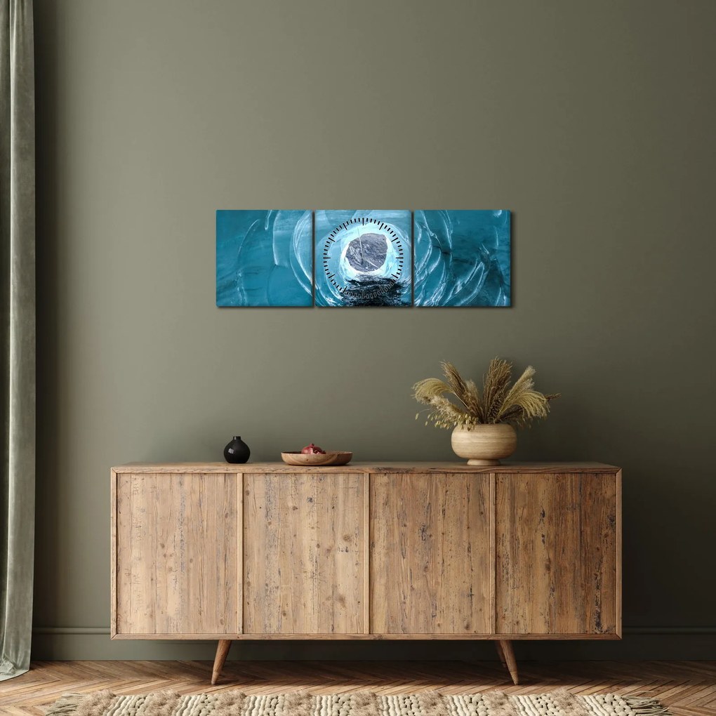 Kép - Glacier (órával) (90x30 cm)