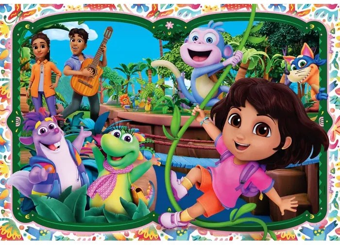 Dóra, a felfedező Forest 104 db-os maxi puzzle Clementoni