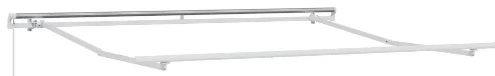 Kézi Behúzható Napellenző Sárga és Narancs 350x250 cm