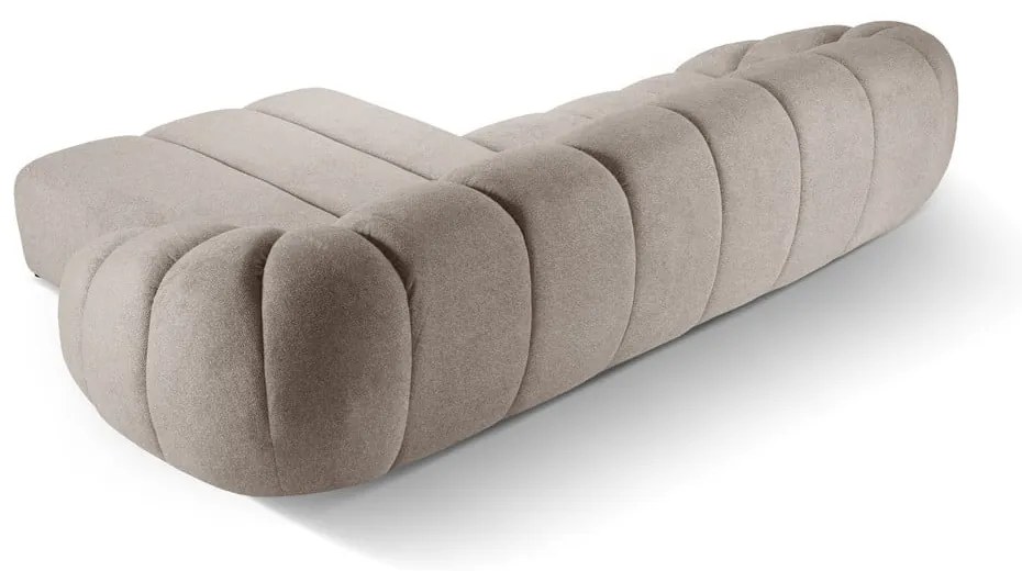 Bézs sarokkanapé (jobb oldali) Diana – Micadoni