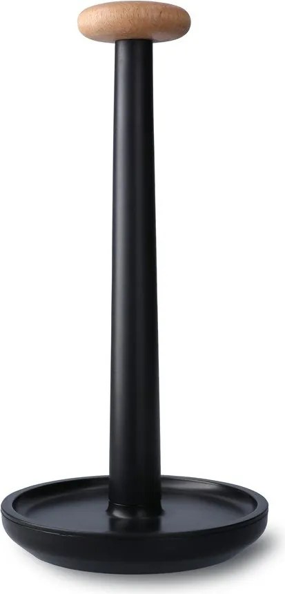 Fekete papírtörlő tartó ø 15 cm Paper Pal – Rosendahl