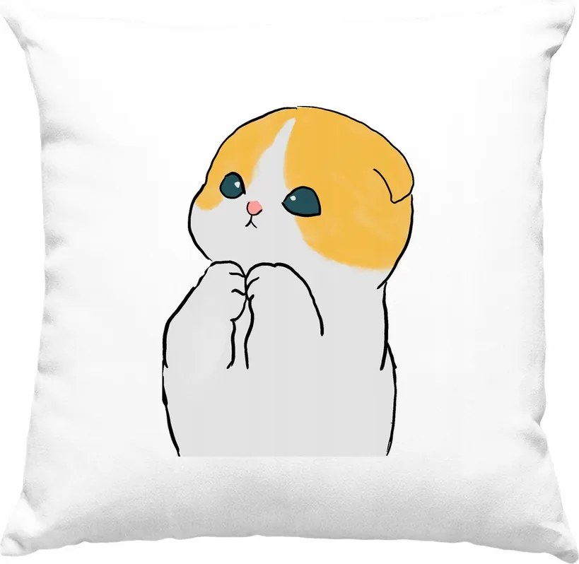 Cica párna Vicces Mém 5 Fehér