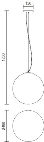 Redo 01-1066 - Csillár zsinóron OLA 2xE27/42W/230V