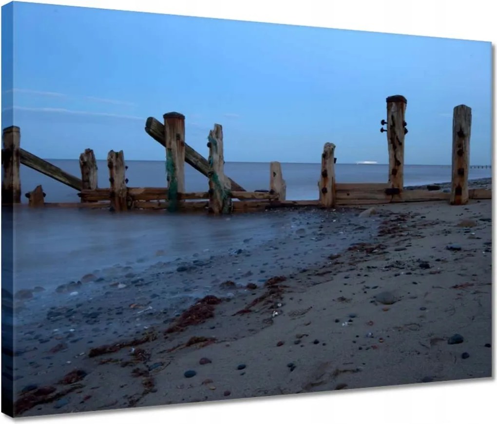 Vászonkép 40x30 Hullámtörő