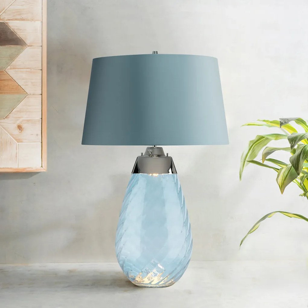 Elstead Lighting LENA LENA-TL-L-BLUE Asztali lámpa 1x60W/E27+7W/GU10 3000K 620LM
