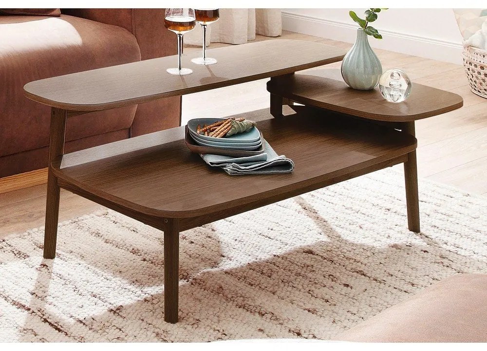 Eichberg dohányzóasztal diófa furnérrel - Woodman