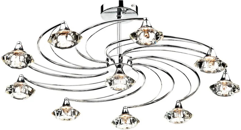 Dar Lighting LUTHER LUT2350 Plafonlámpa 10x40W/G9