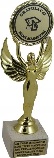 Szobor 'Gratulálok a mesternőnek'