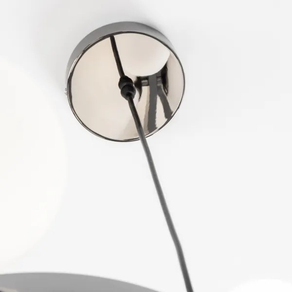 Brilagi - LED kábeles csillár MILLA 15xG9/3W/230V fekete króm/fehér