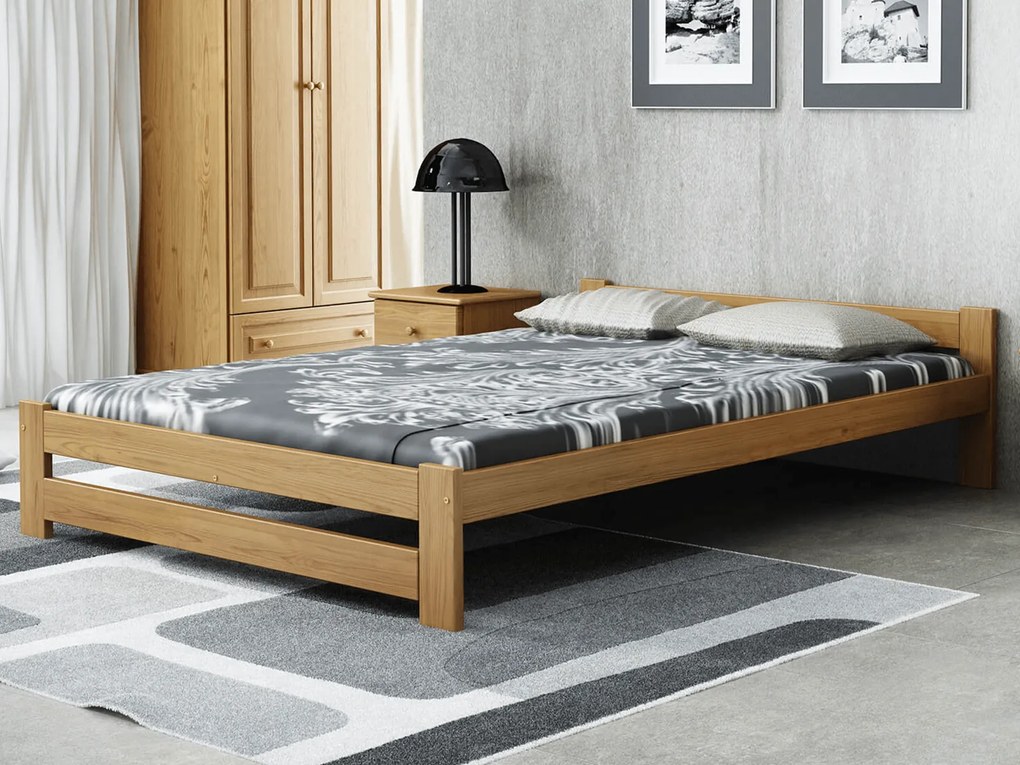 Fa ágy 160x200cm Ran VitBed tölgy